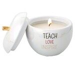 Teach Love Inspire Candle 8oz. 100% Soy Wax