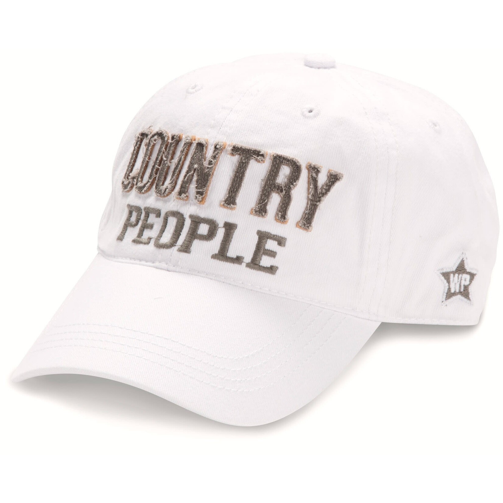 Country People White Adjustable Hat