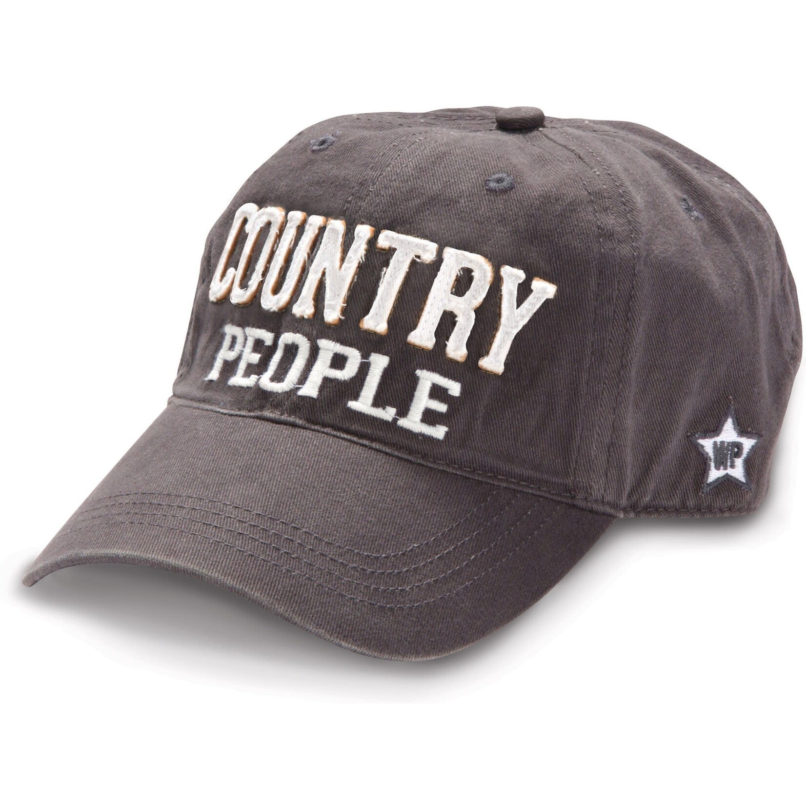 Country People Dark Grey Adjustable Hat