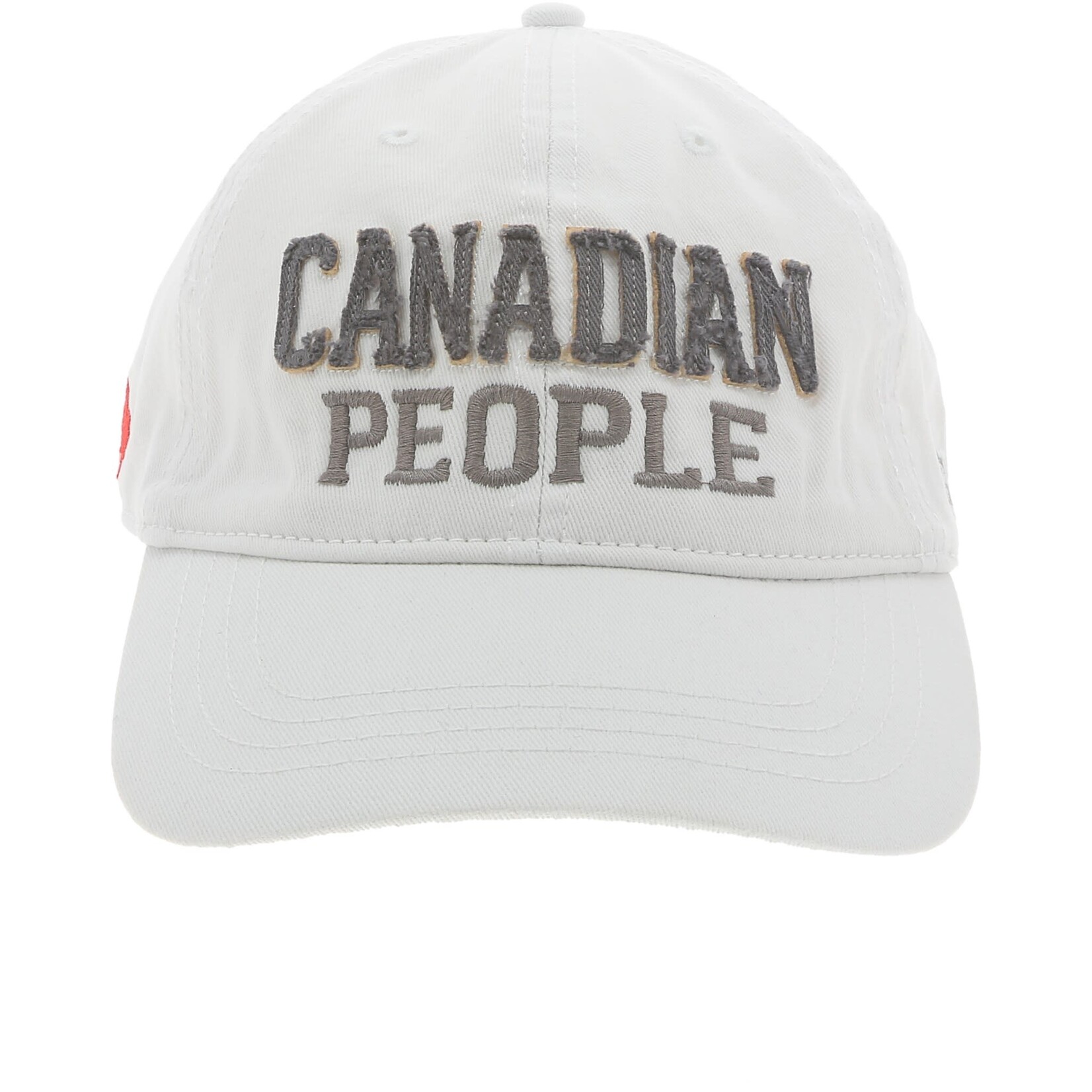 Canadian People White Adjustable Hat