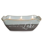 At The Lake Triple Wick 100% Soy Wax Candle - 10oz.