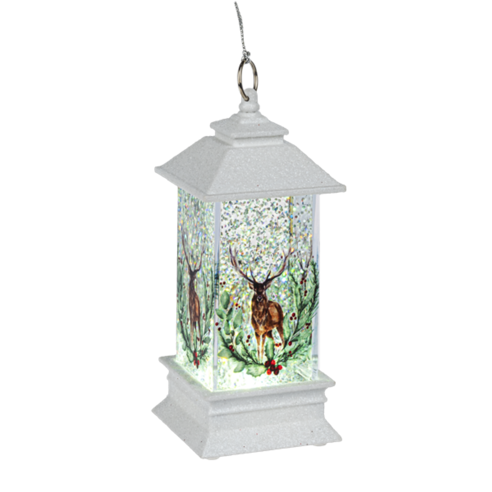 LED Light Up Deer Lantern