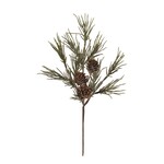 Frosted Glitter Pine Pick