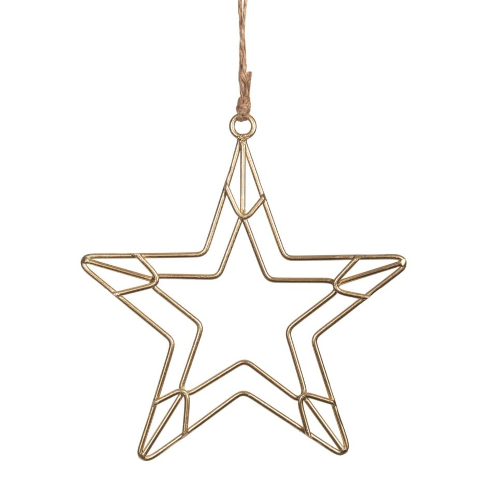 Gold Wire Star Ornament