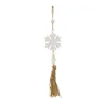 Snowflake Tassel Ornament