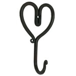 Forged Heart Iron Hook