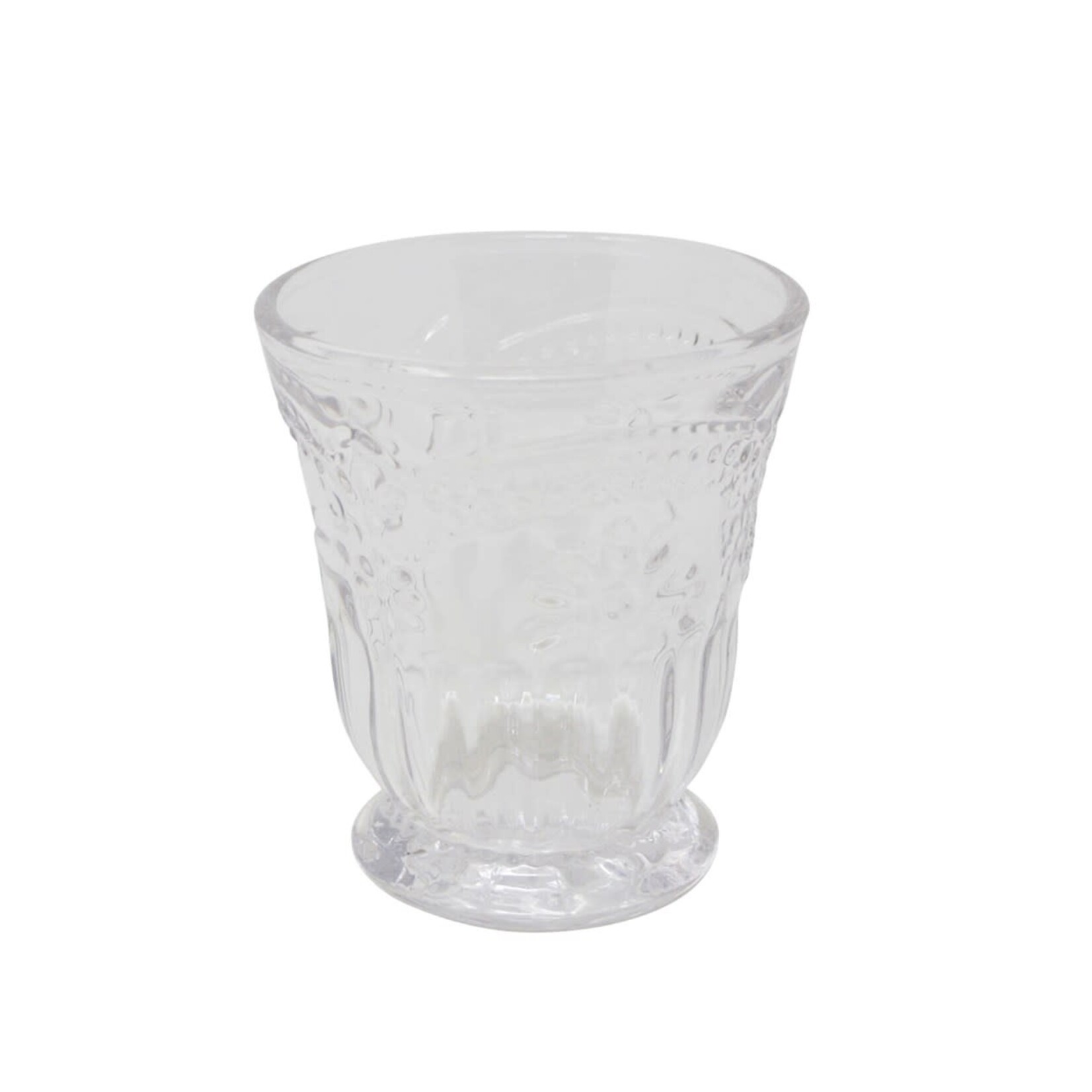 Tumbler With Clear Pattern