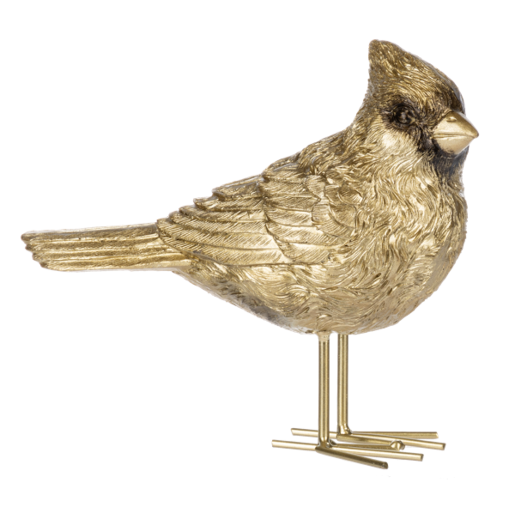 Golden Cardinal Figurine