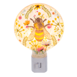 Floral Bee Disk Night Light