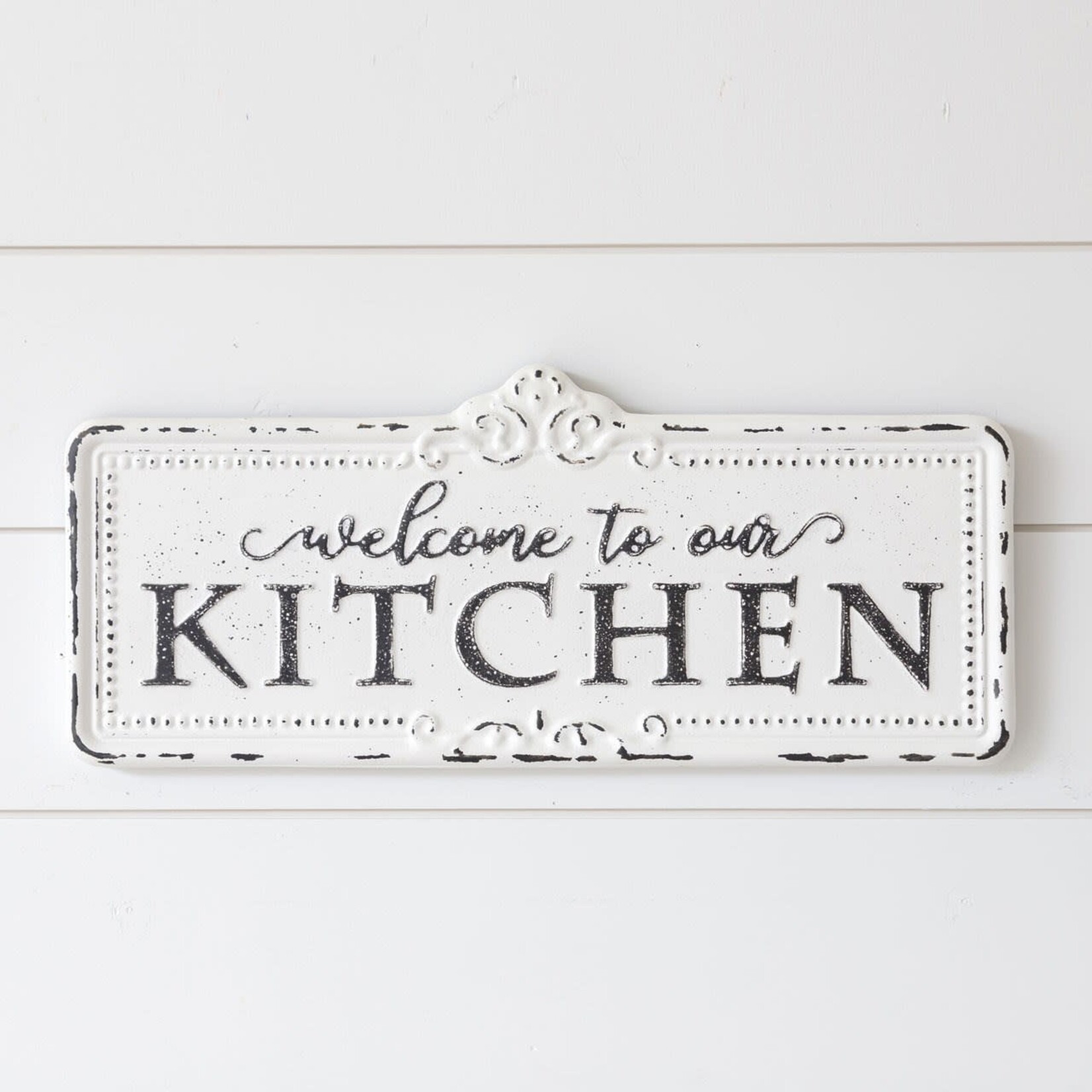 Welcome To Our Kitchen Sign