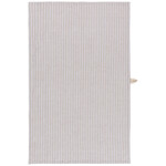 Danica Studios Dove Gray Stripe Linen & Cotton Dishtowel