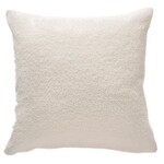 B - Plush Ivory Decorative Pillow - 20"