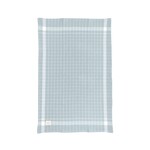 Dusty Aqua Box Check Waffle Kitchen Towel