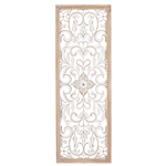 Carved Floral Scroll Wall Decor