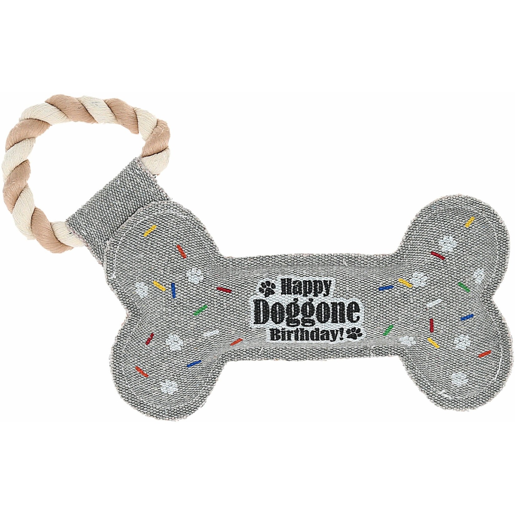 Birthday Bone Dog Toy