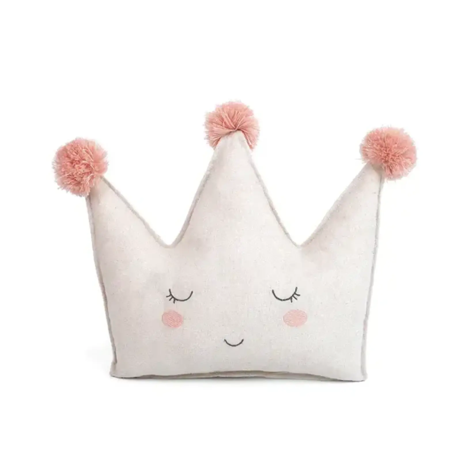 Mon Ami Princess Crown Accent Pillow