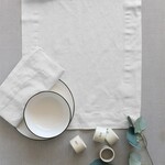 White Provencal Table Runner