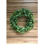 TWI - Frosted Green English Ivy Wreath - 14"