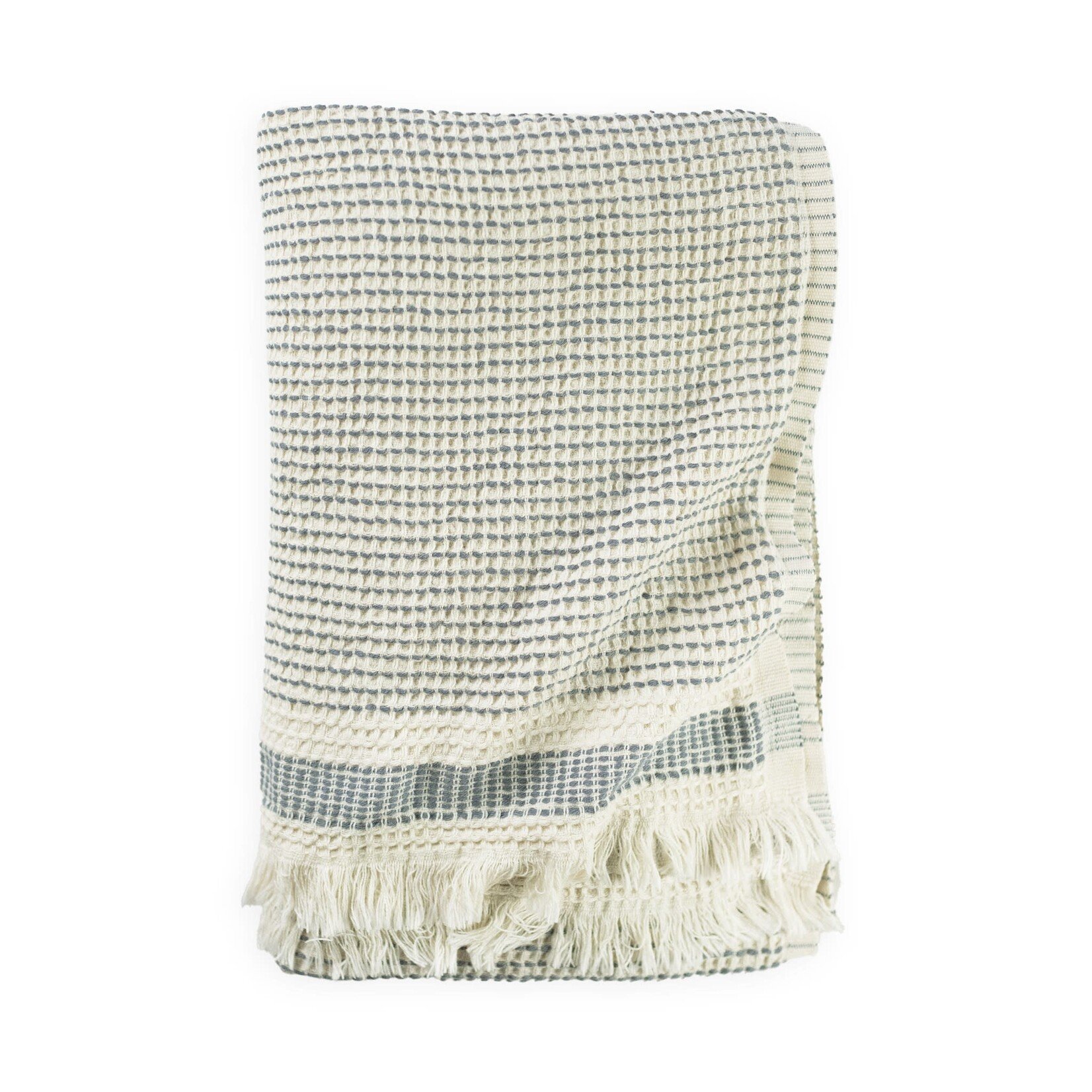 Grey Richmond Road Waffle Towel