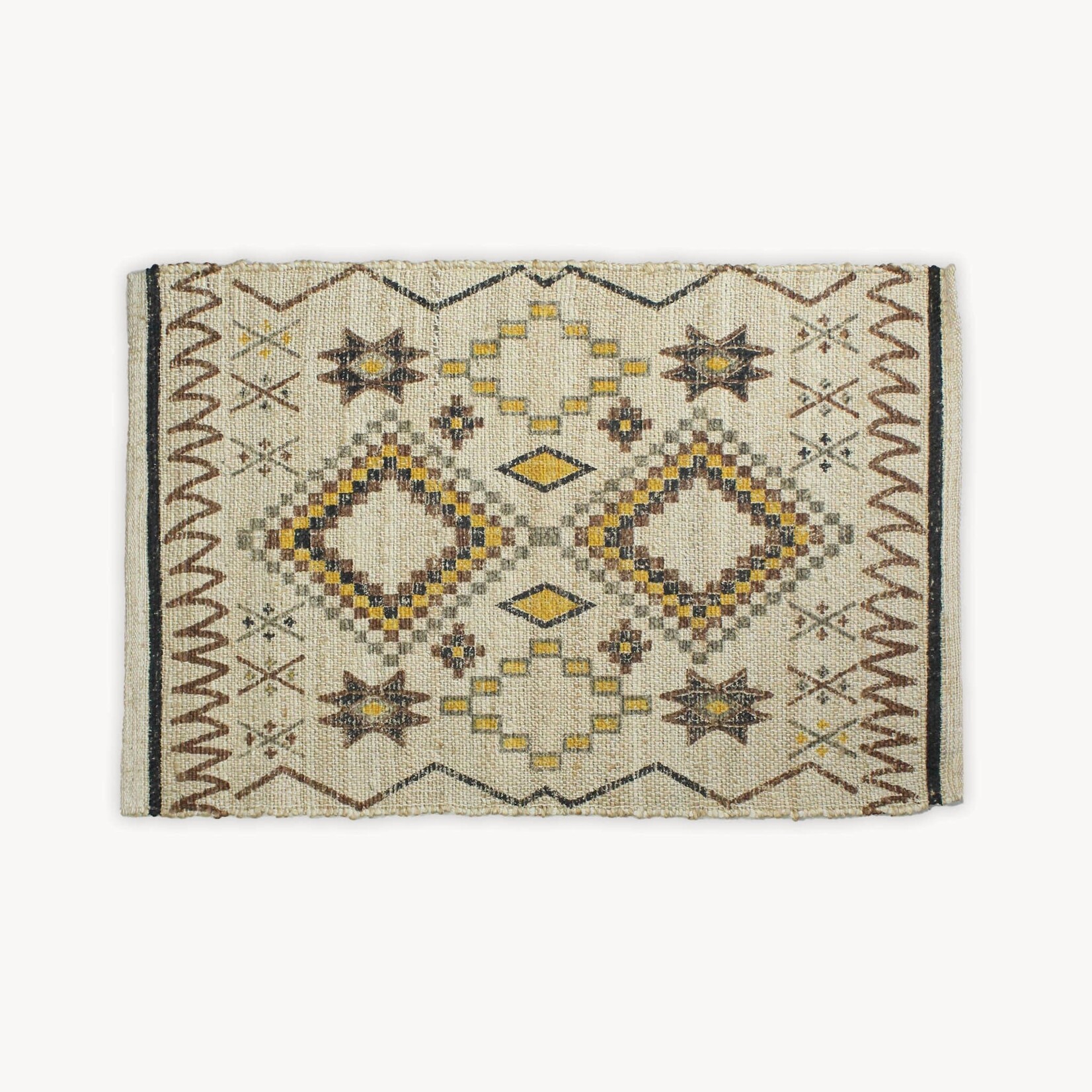 Sona Jute Printed Handloomed Rug