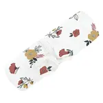 Cotton Muslin Swaddle - Poppies
