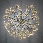 2050 LED Black Warm White Ball W/Timer