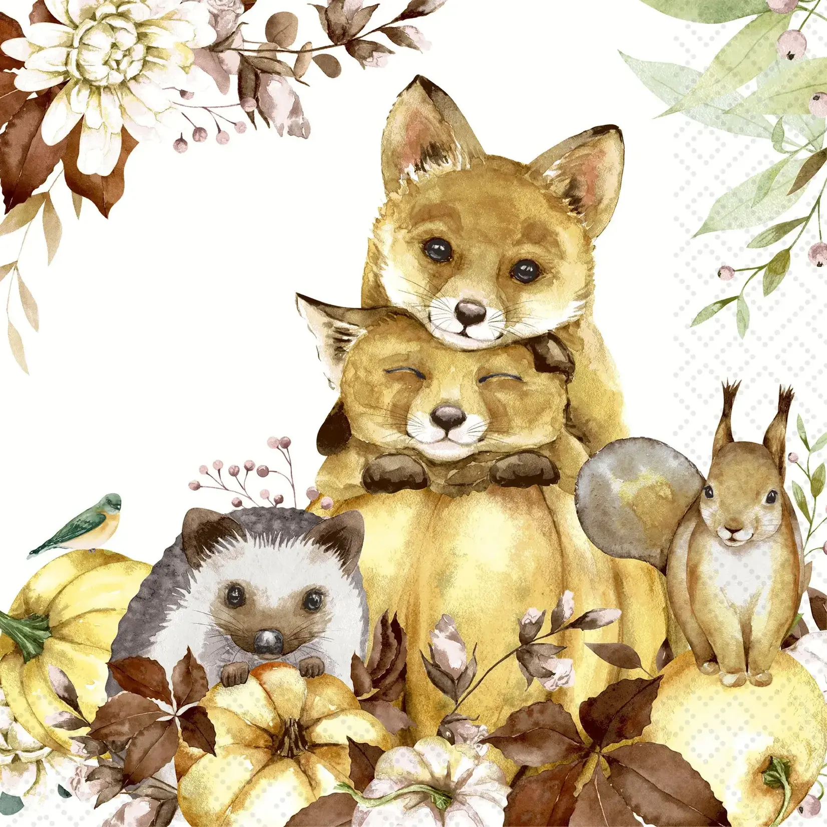 Nature Cuteness - Luncheon Napkin