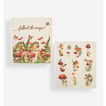 Mushroom Design Dishcloth