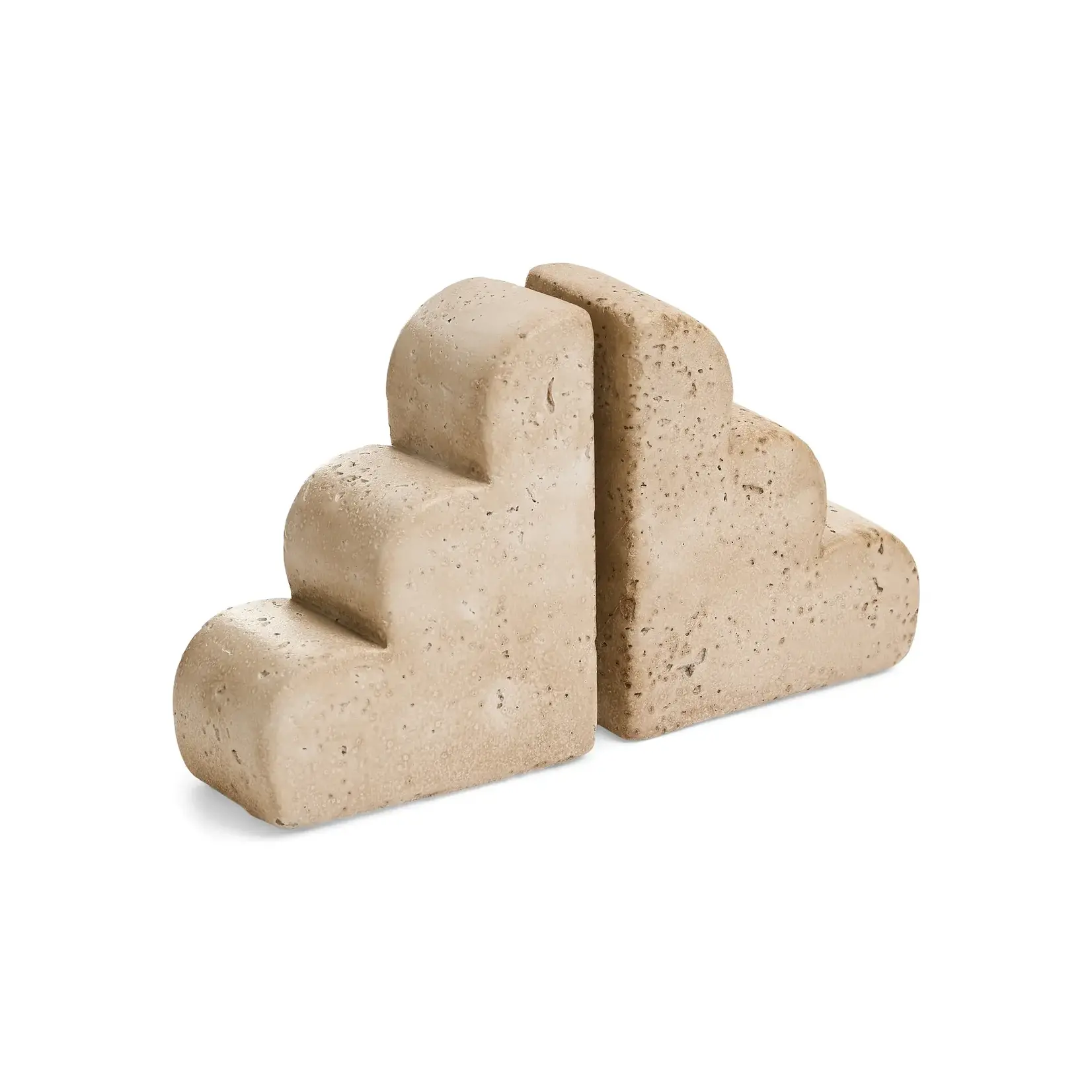 Accents De Ville Cement Tavertine Look Bookend
