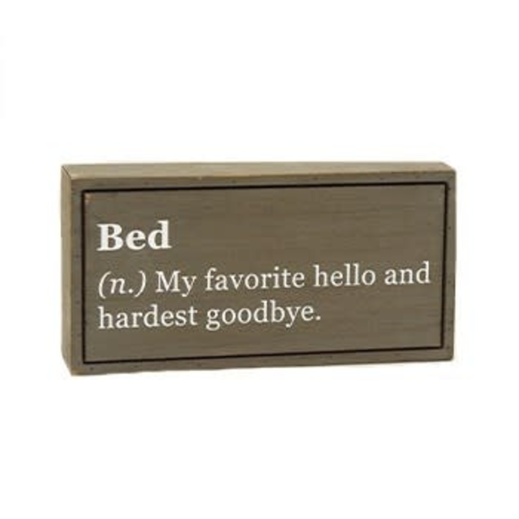 Bed Sign