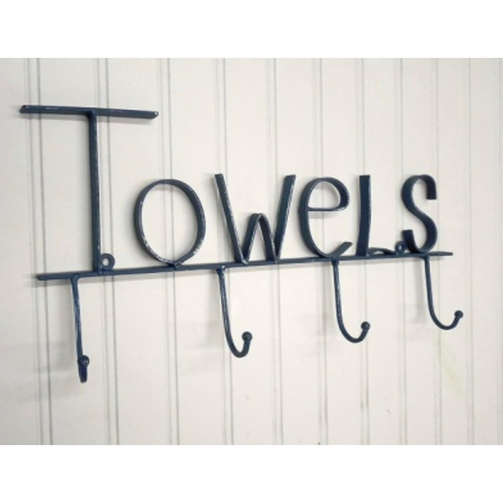 Metal 4 Hook Towel Rack