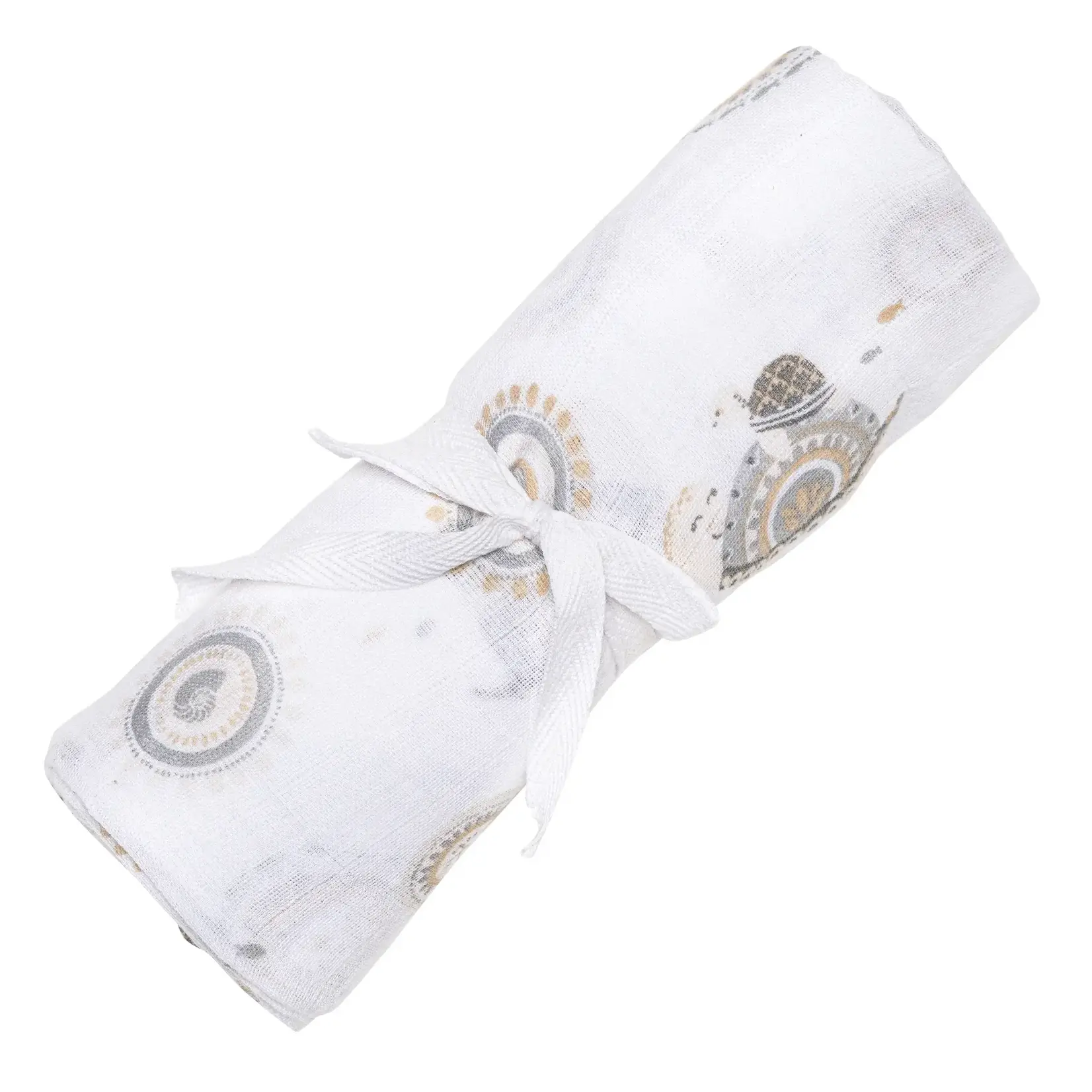 Cotton Muslin Swaddle - Turtles