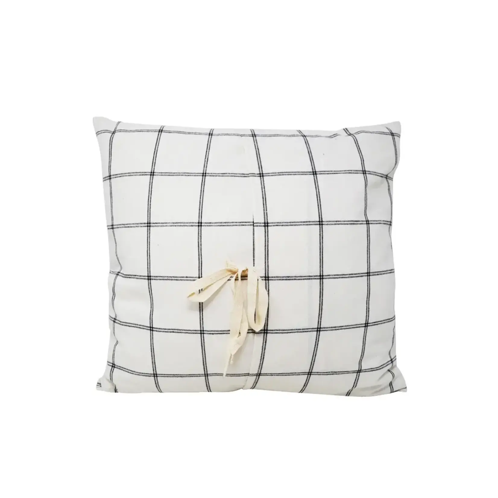 White Squares Cushion