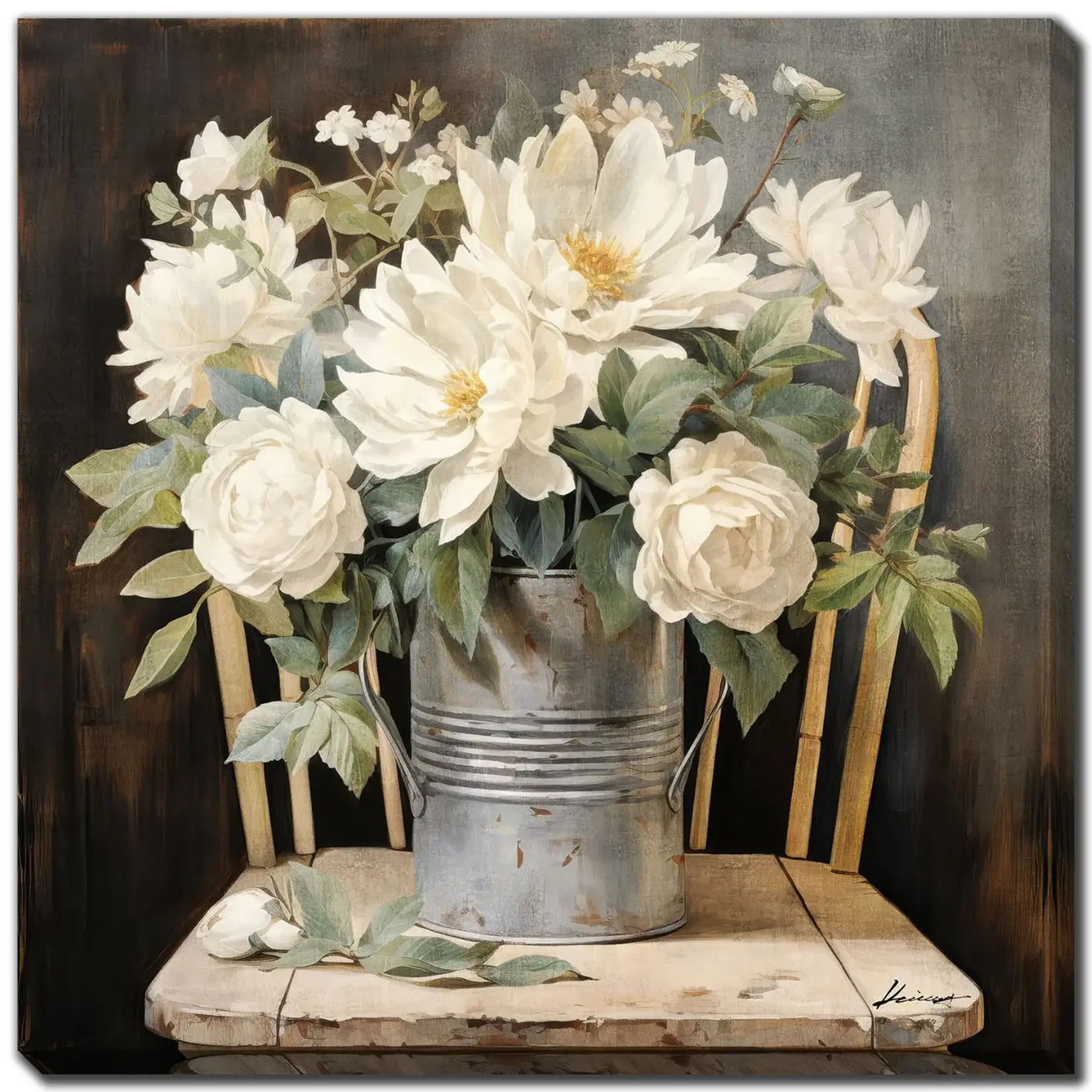 Tin Blooms Bouquet