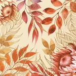 Fall Blossom - Luncheon Napkin
