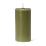 LED Green Candle