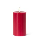 LED Red Pillar Candle