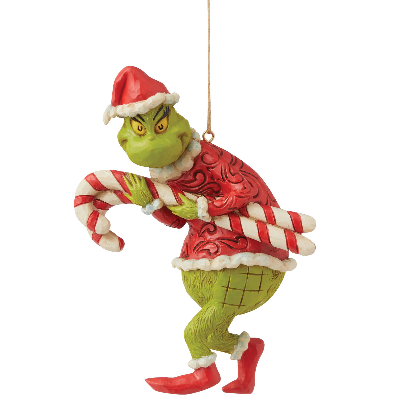 Jim Shore Jim Shore - Grinch Candy Canes Ornament