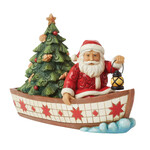 Jim Shore Jim Shore - Santa In Boat Figurine