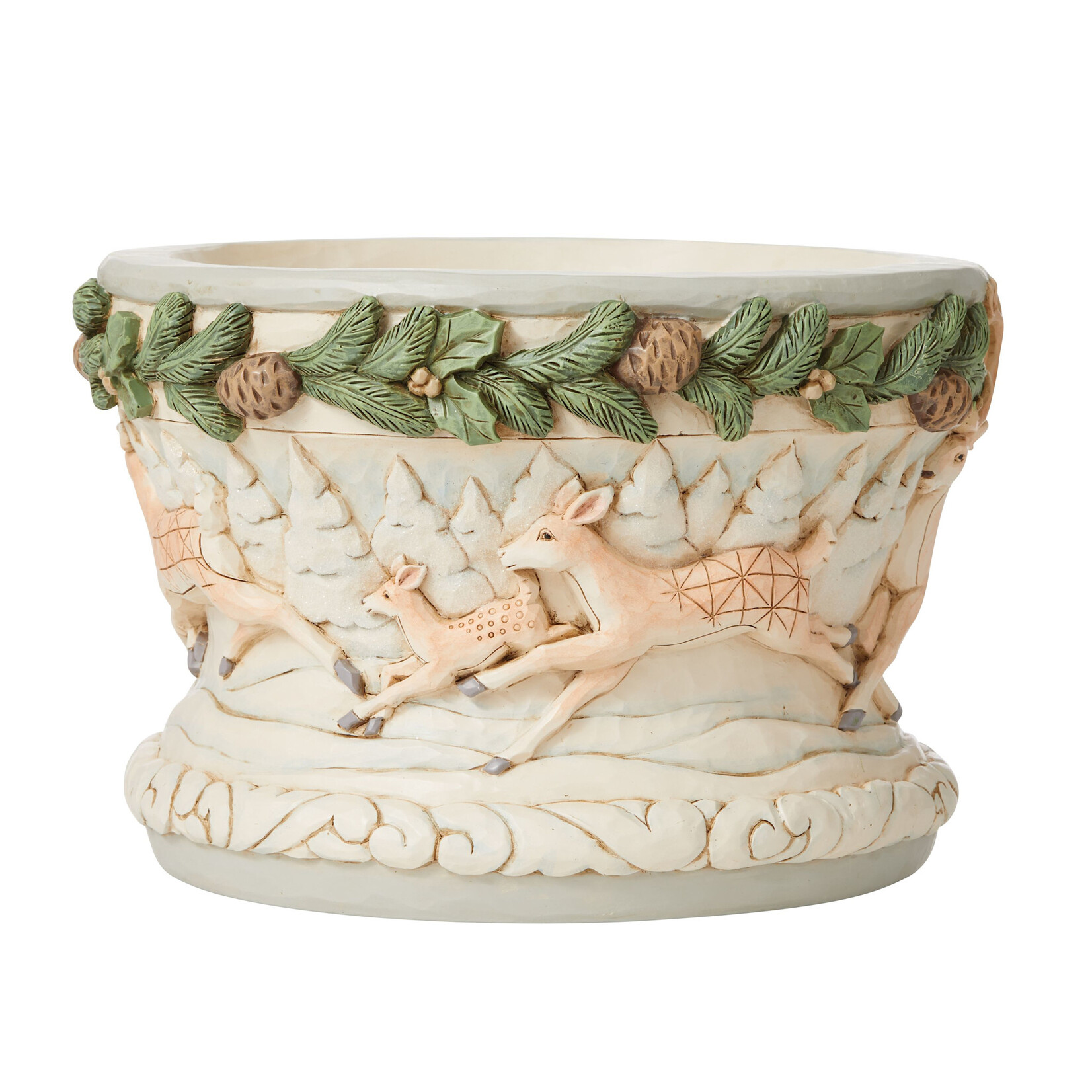 Jim Shore Jim Shore - Woodland Deer Decorative Bowl