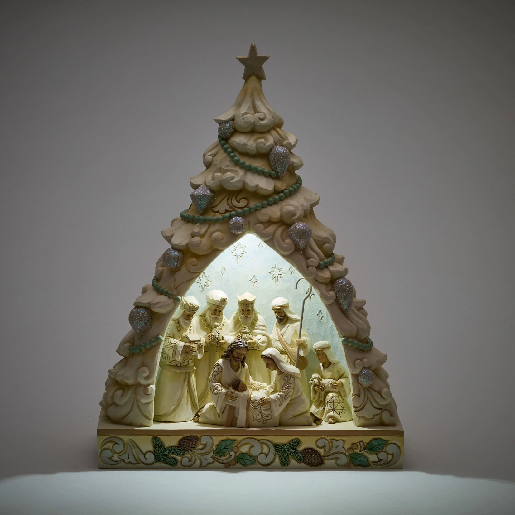 Jim Shore Jim Shore - Woodland Tree Nativity Diorama