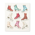 All Over Ice Skate Dishcloth