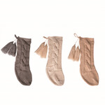 Transpac Fabric Chunky Knit Stocking