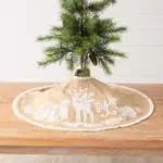 Folk Art Christmas Tree Skirt