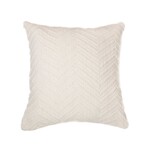 Emy Cream Chenille Decorative Pillow