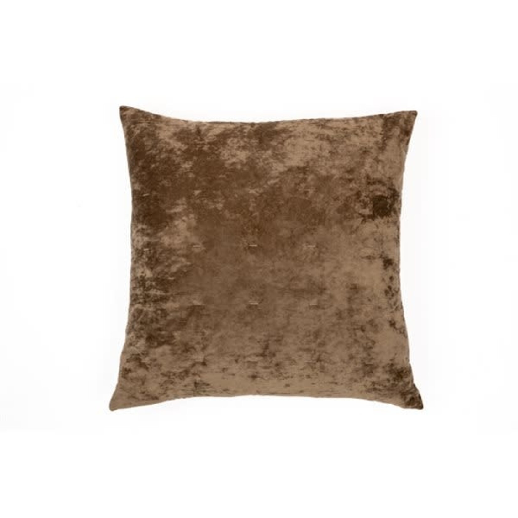 Lounge Taupe Velvet European Pillow Sham