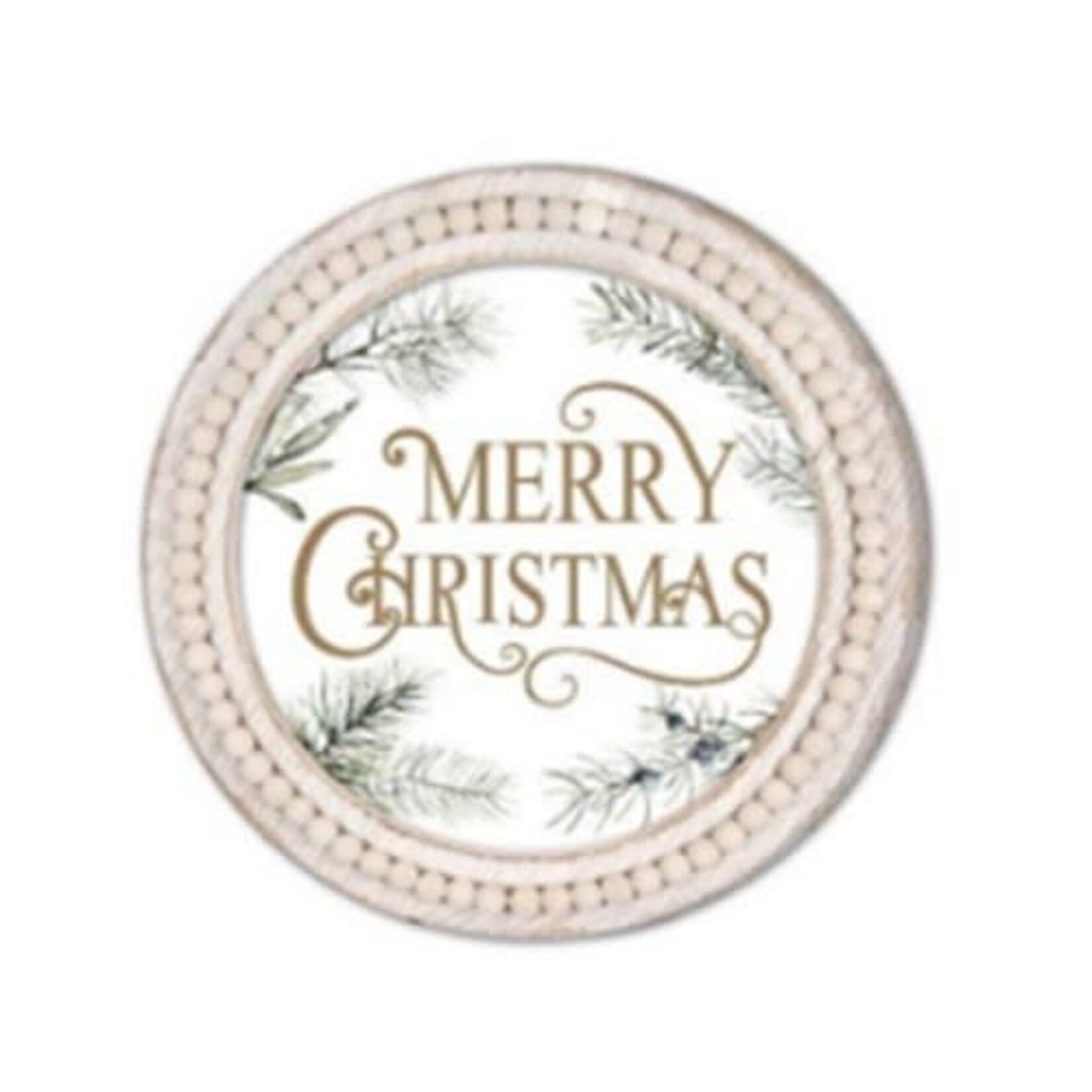 Round Christmas Plaque