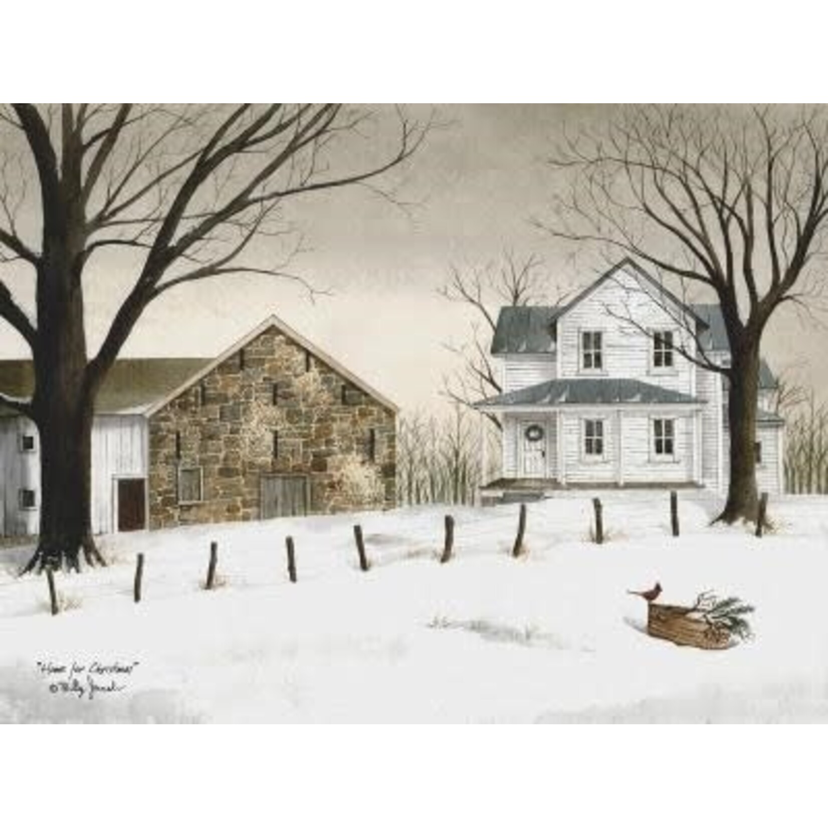 Home For Christmas Canvas