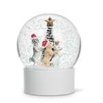 Dancing Dog Snow Globe