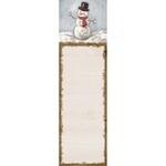 List Notepad - Snowman